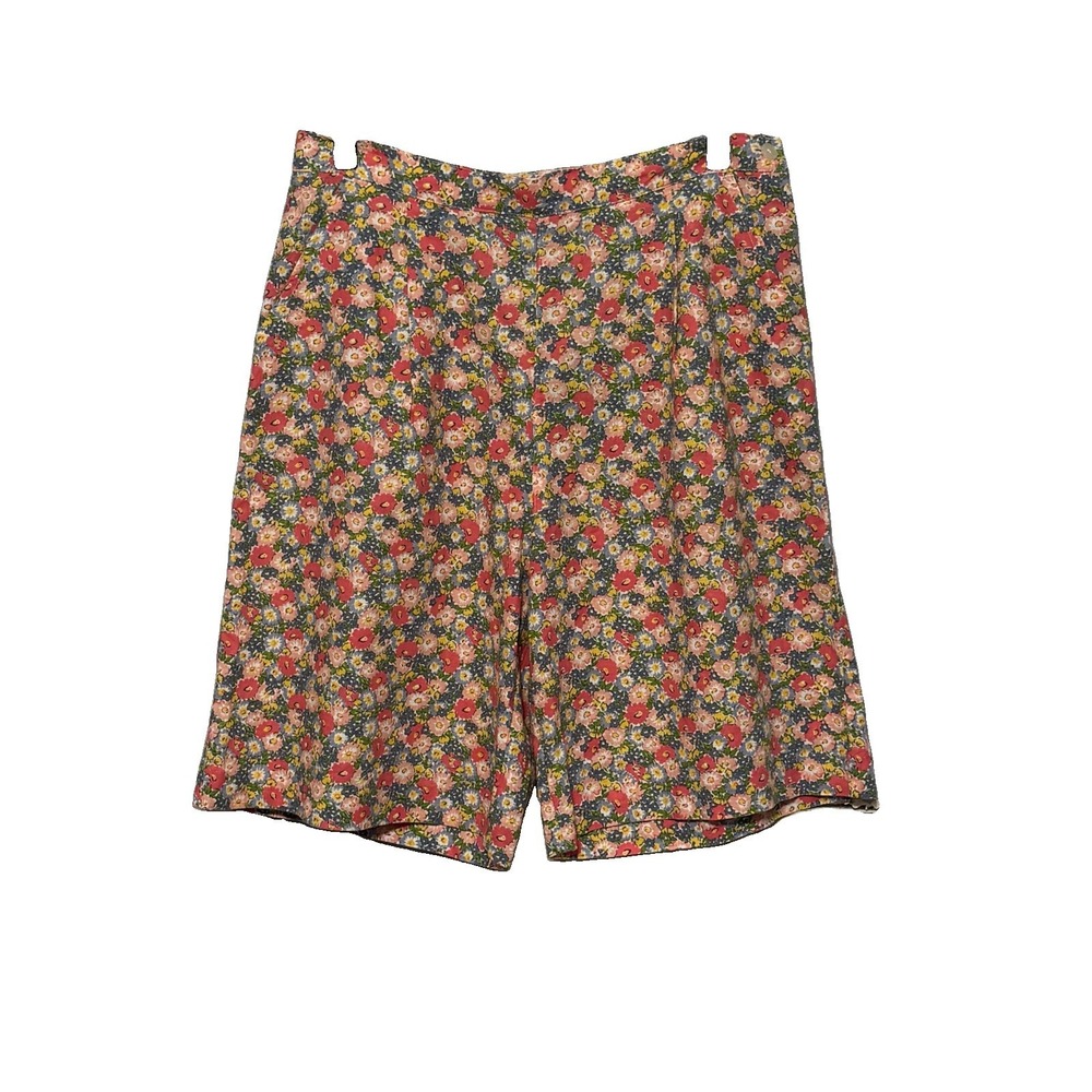 Ralph Lauren Polo Floral Linen-Cotton Nantucket Shorts Girls Size 16 NWT